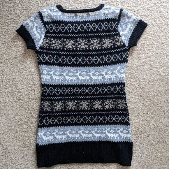 Reindeer Fair Isle Tunic Sweater - Picture 2 of 5